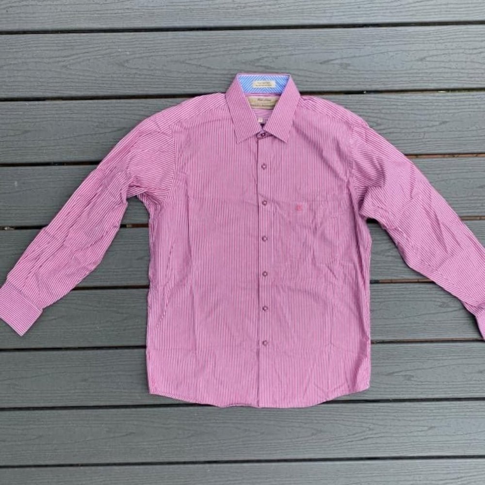 Formal Red Strips Shirt